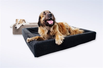 Bia Bed Fleece Hoes Hondenmand Grijs Bia-6 100X80X15 Cm