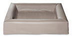 Bia Bed Kunstleer Hoes Hondenmand Taupe Bia-4 85X70X15 Cm