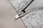 Bia Bed Kunstleer Hoes Hondenmand Taupe Bia-4 85X70X15 Cm