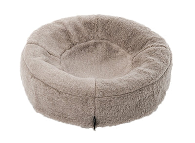 Bia Bed Fleece Hoes Hondenmand Taupe Bia-0 50X50X12 Cm Rond