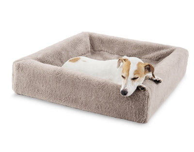 Bia Bed Fleece Hoes Hondenmand Taupe Bia-6 100X80X15 Cm