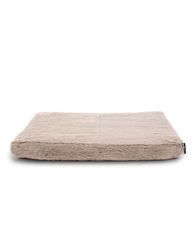 Bia Bed Fleece Hoes Matras Ligbed Taupe 85X70X5 Cm