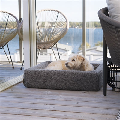 Bia Bed Premium Hoes Teddy Grijs 70X60X15 Cm