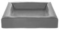 Bia Bed Kunstleer Hoes Hondenmand Grijs Bia-4 85X70X15 Cm