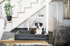 Bia Bed Kunstleer Hoes Hondenmand Zwart Bia-6 100X80X15 Cm