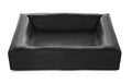 Bia Bed Kunstleer Hoes Hondenmand Zwart Bia-2 60X50X12,5 Cm