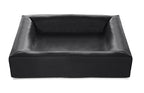 Bia Bed Kunstleer Hoes Hondenmand Zwart Bia-2 60X50X12,5 Cm