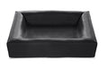 Bia Bed Kunstleer Hoes Hondenmand Zwart Bia-3 70X60X15 Cm